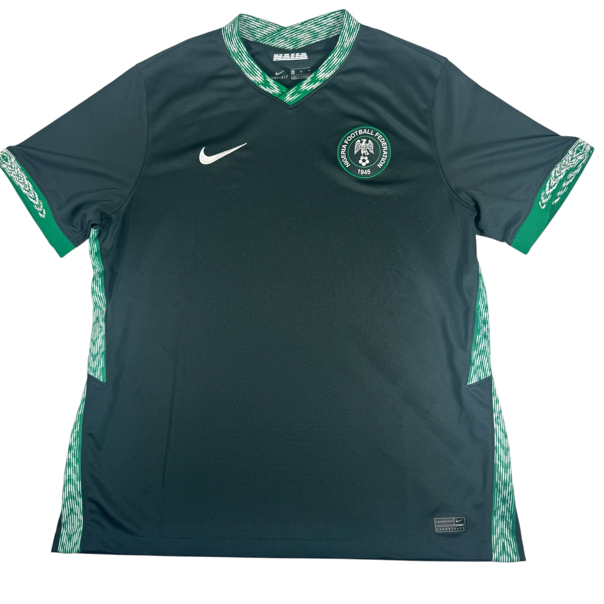 Nigeria 2020/2021/2022 Away Football Shirt XL – Football Shirt Kingdom