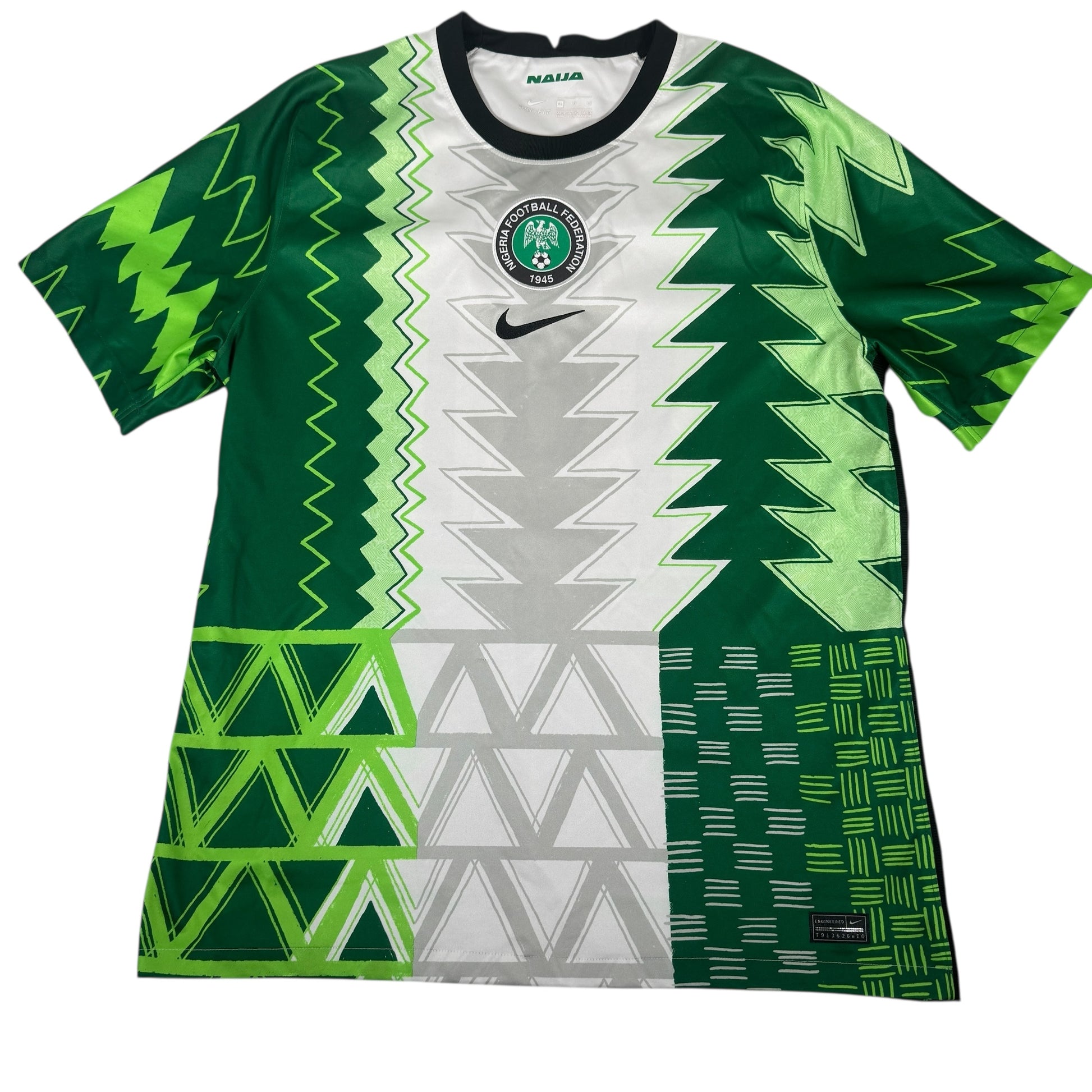 Nigeria 2020/2021/2022 Home Football Shirt XL – Football Shirt Kingdom