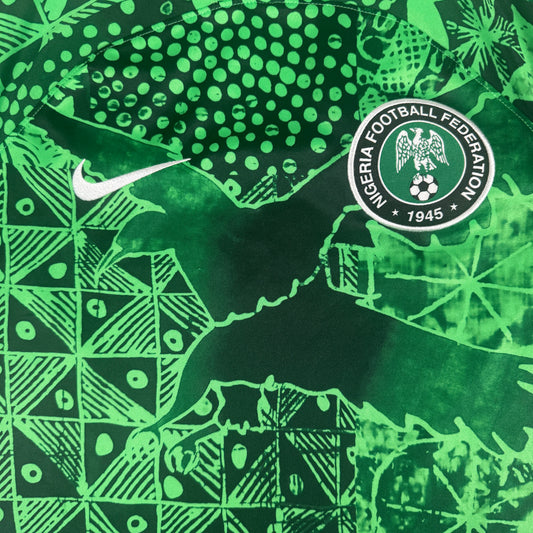 Nigeria 2022/2023/2024 Home Football Shirt Small – Football Shirt Kingdom