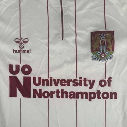 Northampton Town 2020/2021 Away Football Shirt Large — front close-up