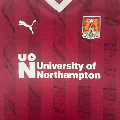 Northampton Town 2025/2026 Home Football Shirt 3XL — front close-up