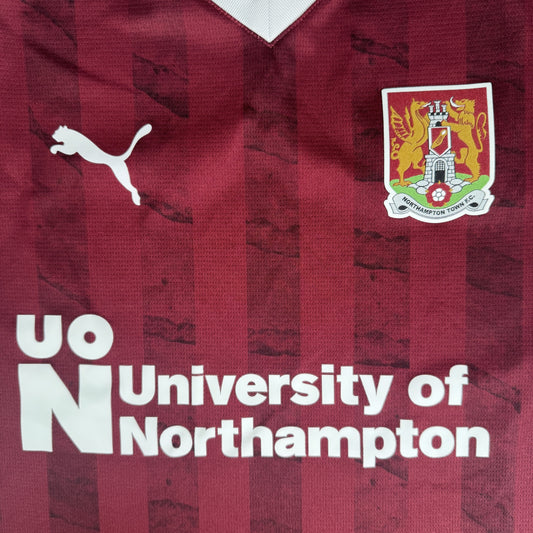 Northampton Town 2025/2026 Home Football Shirt Medium