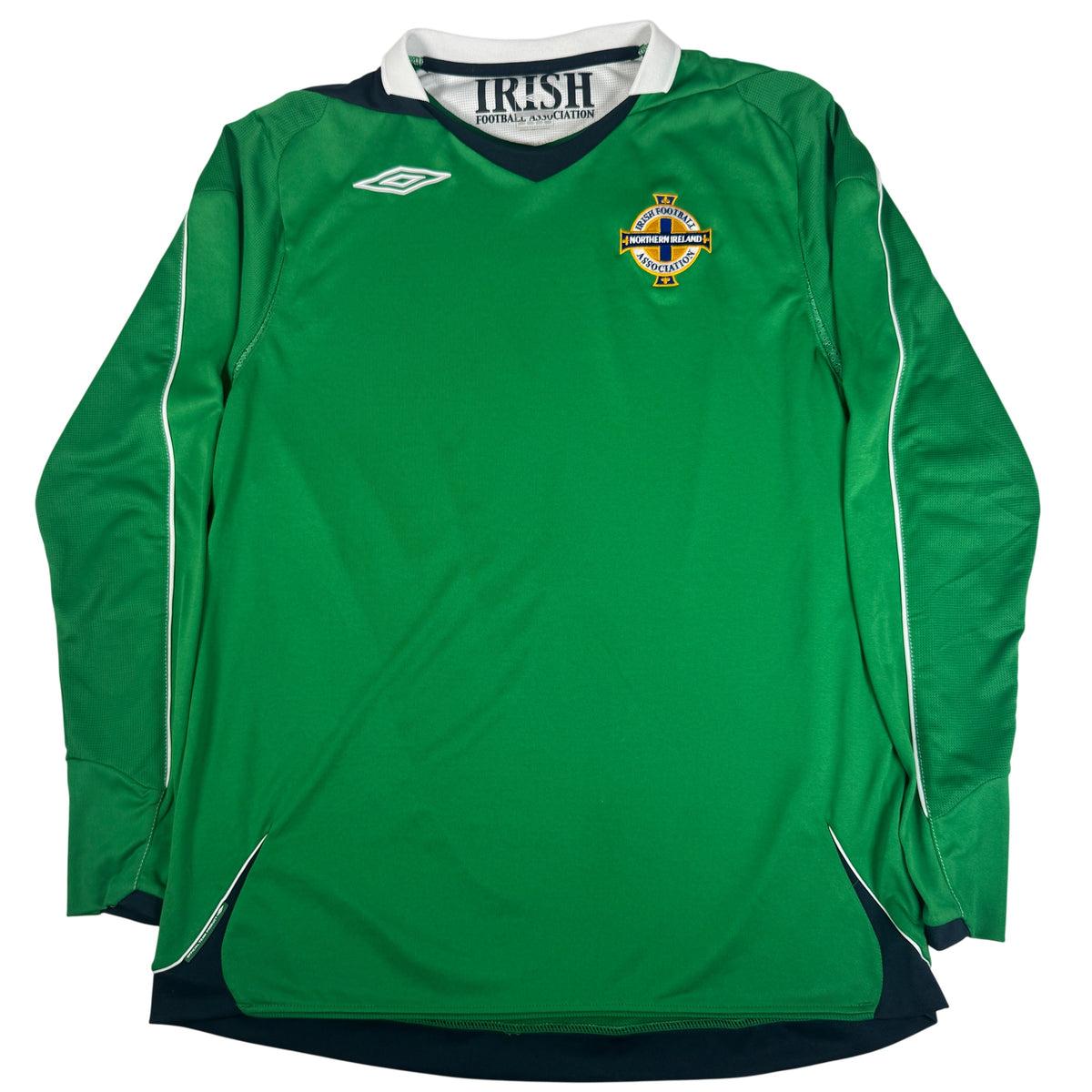 Northern Ireland 2006/2007/2008 Home Long Sleeve Football Shirt Large