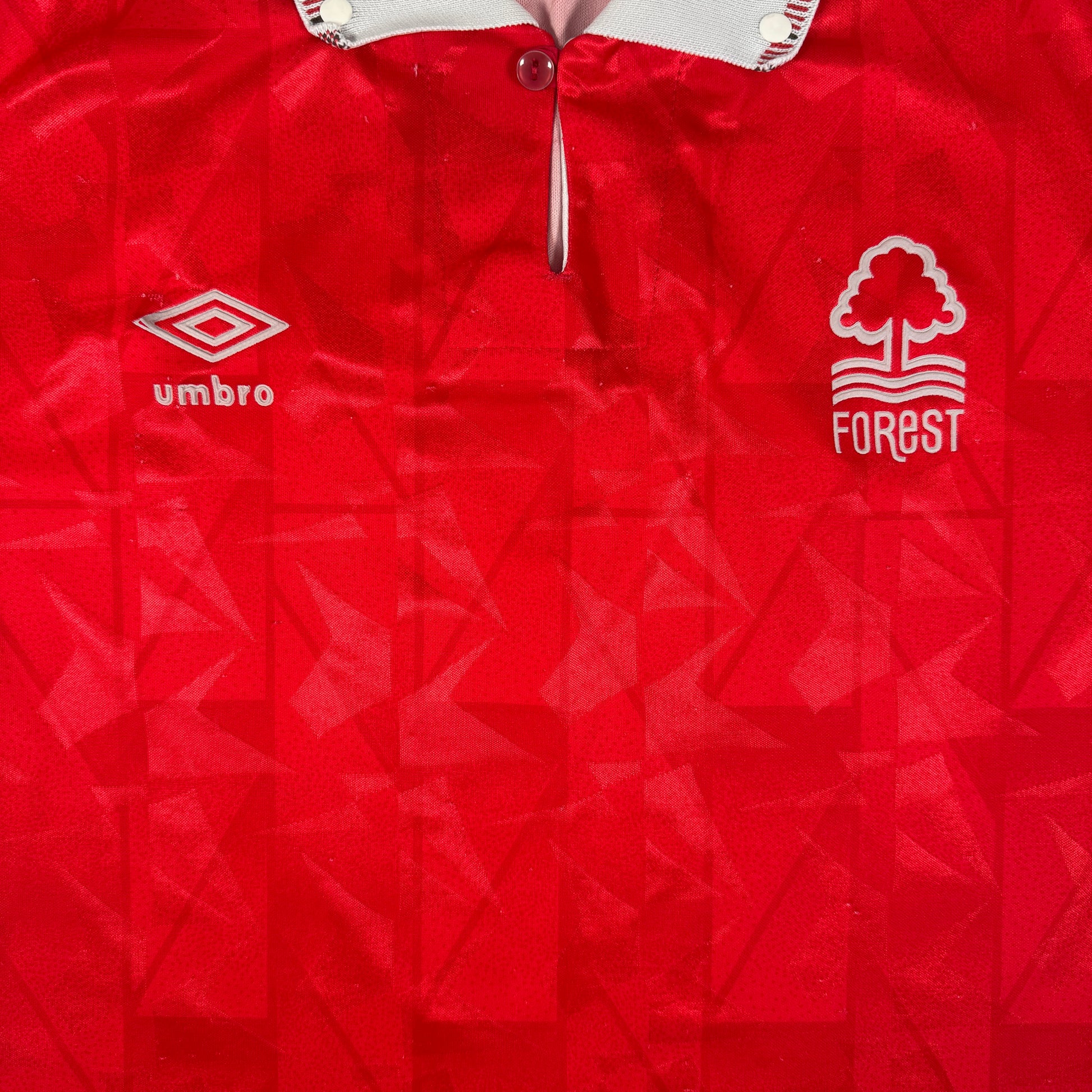 Nottingham Forest 1990/1991/1992 Home Football Shirt Medium – Football Shirt Kingdom