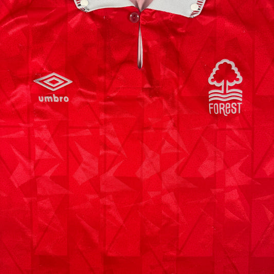 Nottingham Forest 1990/1991/1992 Home Football Shirt Medium – Football Shirt Kingdom