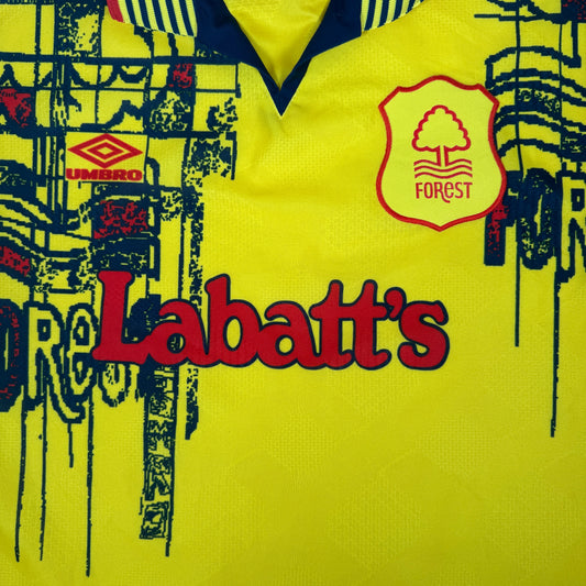 Nottingham Forest 1995/1996/1997 Away Football Shirt XL – Football Shirt Kingdom