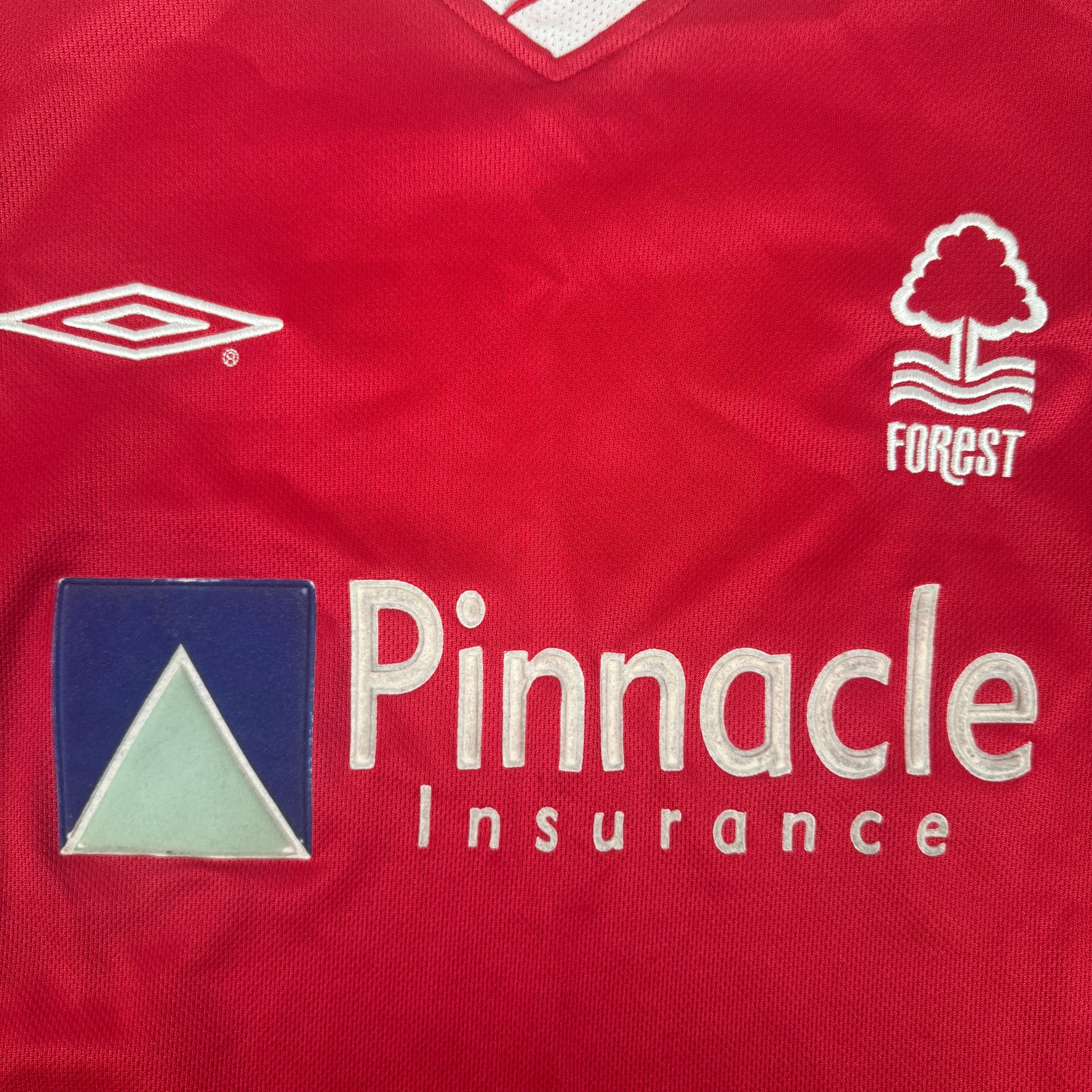Nottingham Forest 2002/2003 Home Long Sleeve Football Shirt Small – Football Shirt Kingdom
