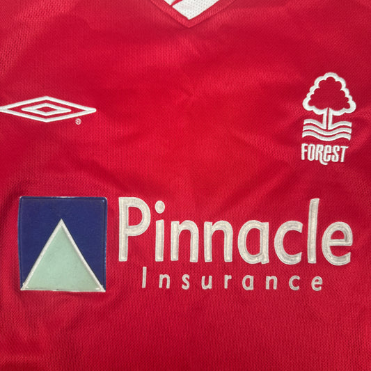 Nottingham Forest 2002/2003 Home Long Sleeve Football Shirt Small – Football Shirt Kingdom