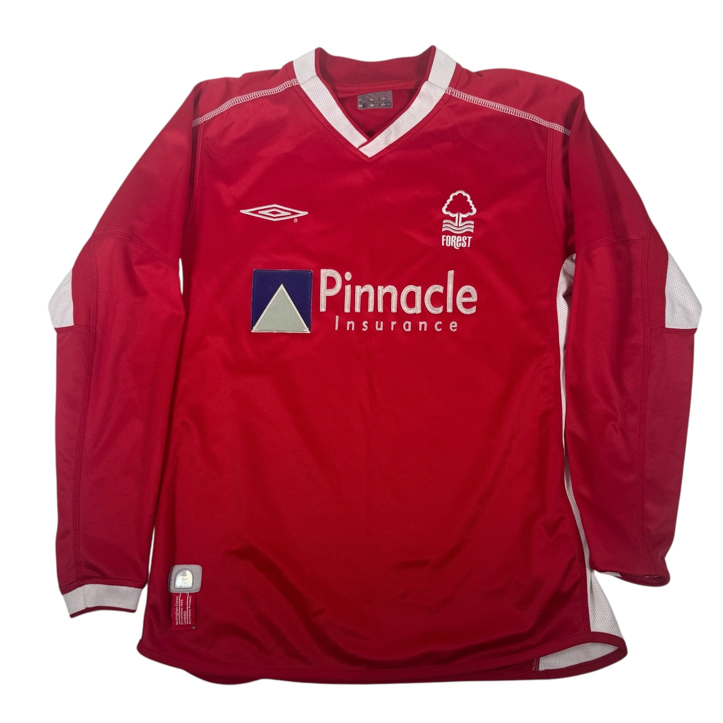 Nottingham Forest 2002/2003 Home Long Sleeve Football Shirt Small – Football Shirt Kingdom