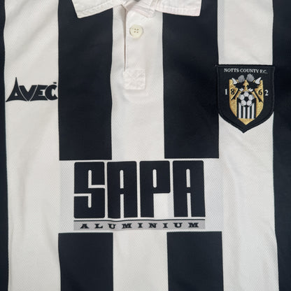 Notts County 1997/1998/1999 Home Football Shirt Large