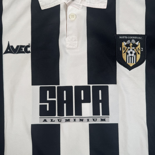 Notts County 1997/1998/1999 Home Football Shirt Large