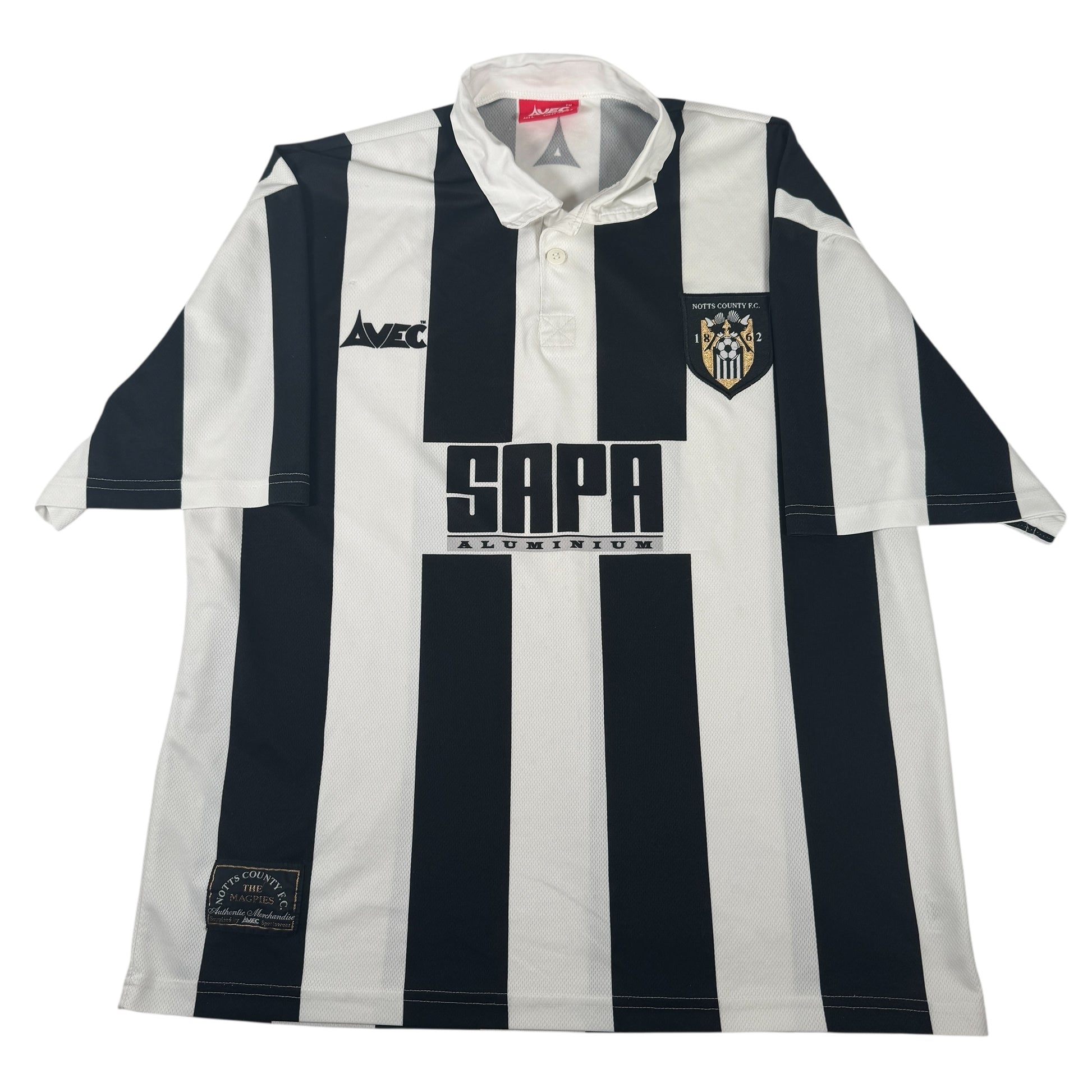 Notts County 1997/1998 Home Football Shirt Large – Football Shirt Kingdom
