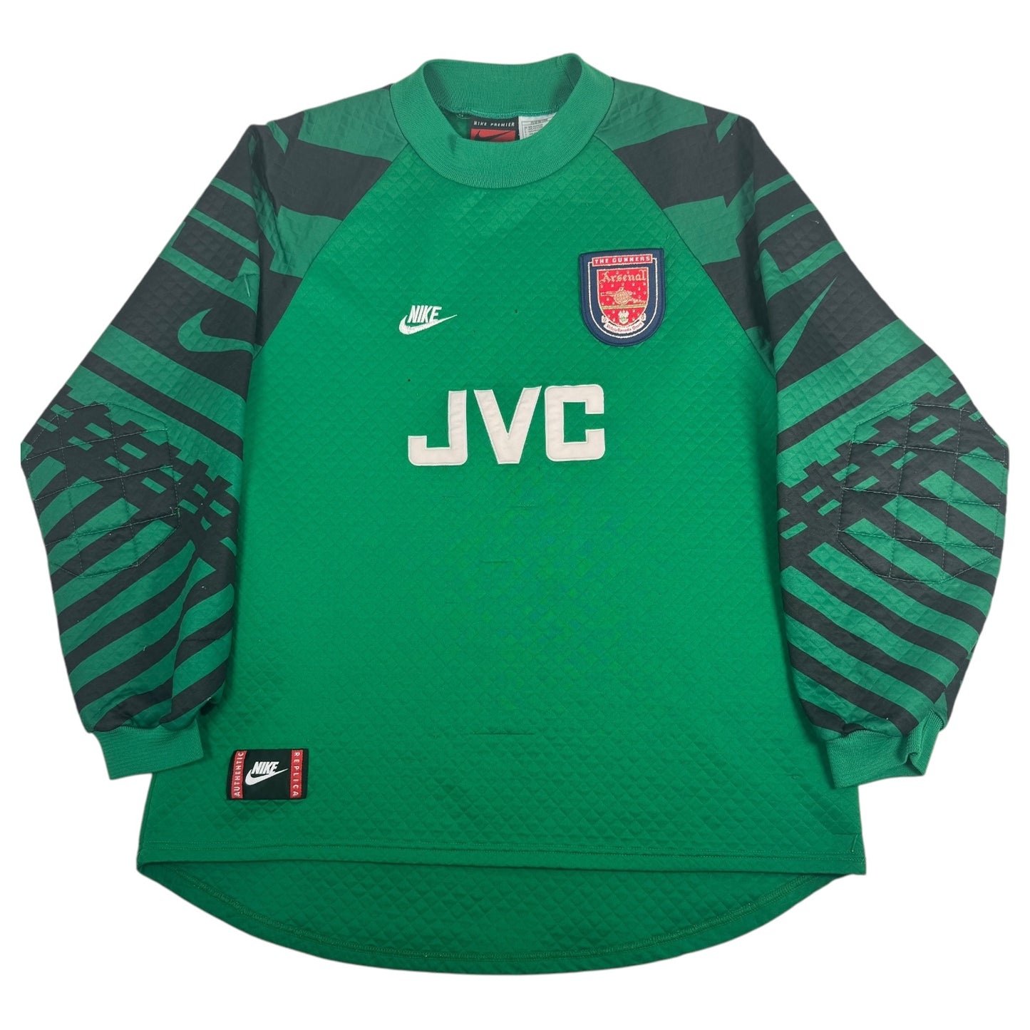arsenal 1995 1996 1997 goalkeeper football shirt xl2