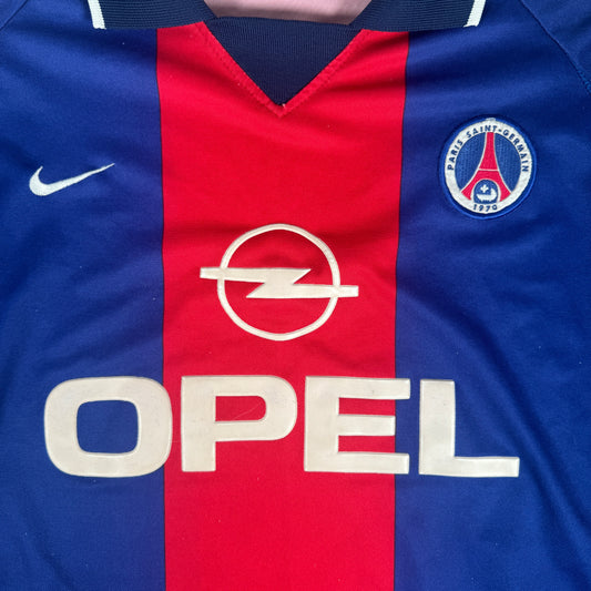 PSG Paris Saint-Germain 2000/2001 Home Football Shirt XL – Football Shirt Kingdom