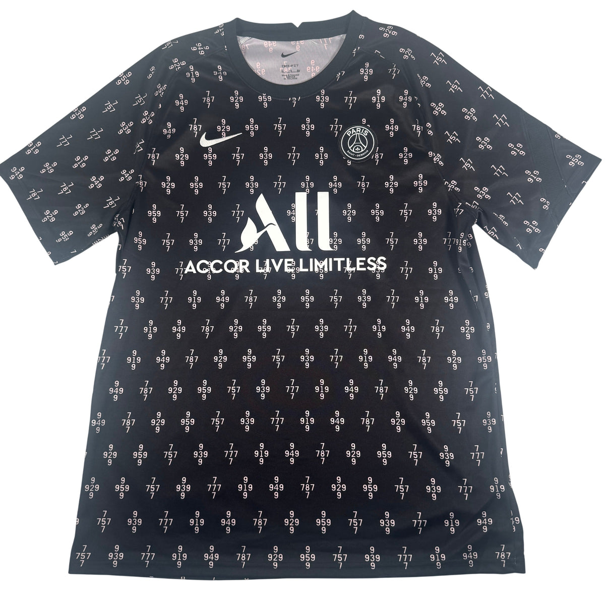 Front of Paris Saint-Germain 2021/2022 training football shirt, size XL