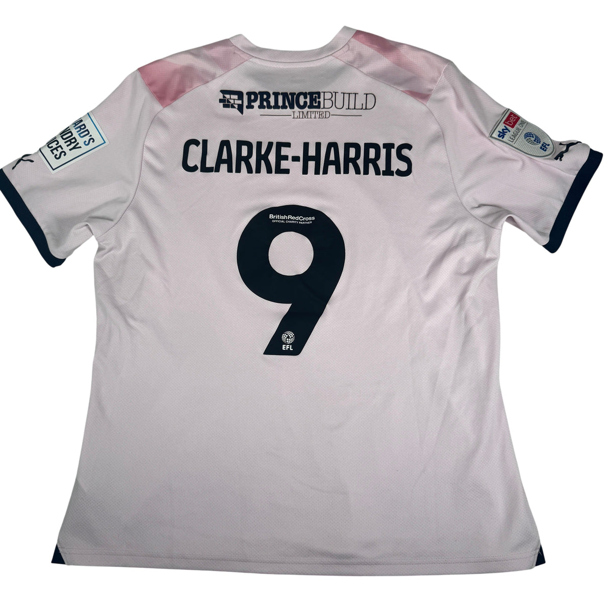Clarke-Harris 9 Peterborough United 2023/2024 Away Football Shirt XXL