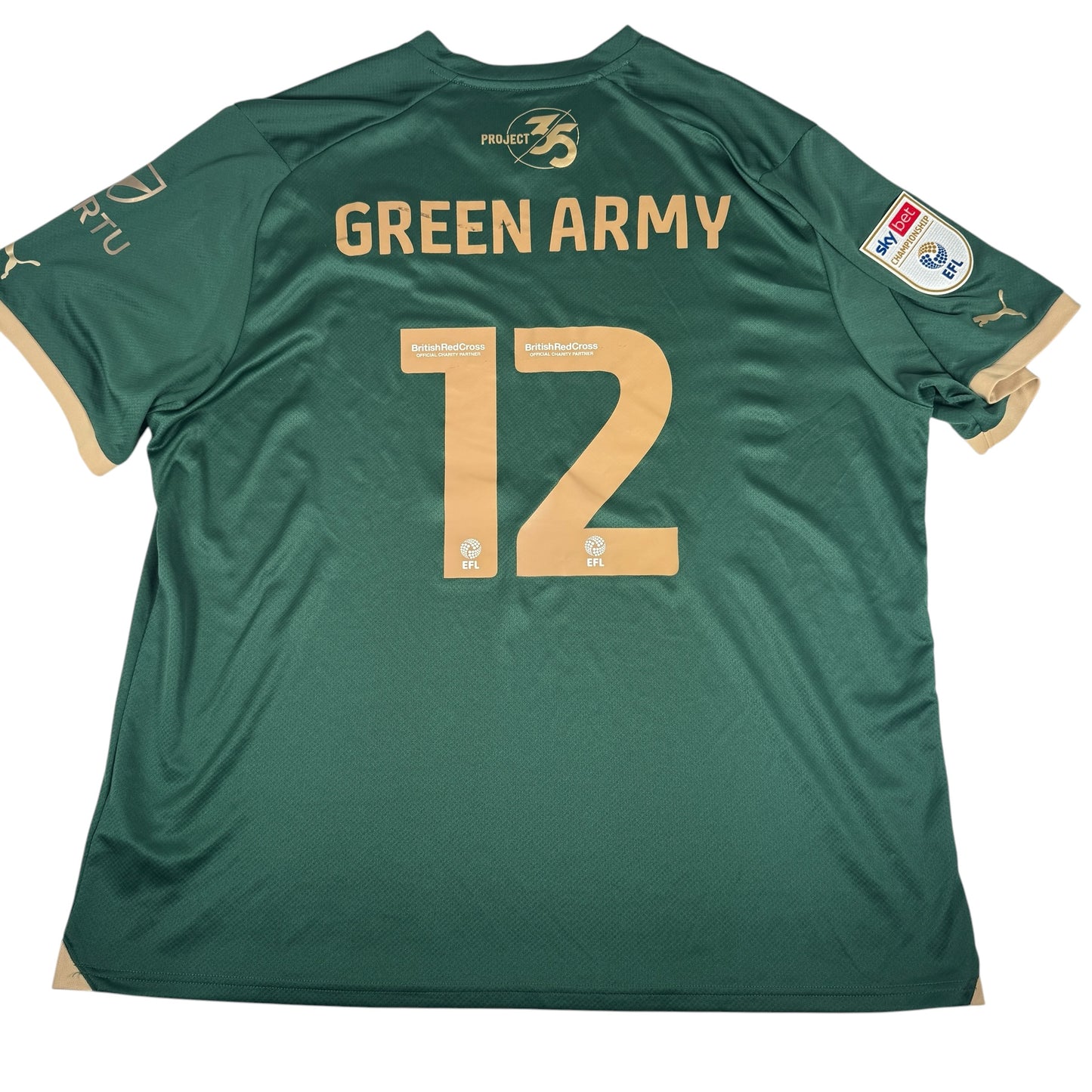 GREEN ARMY 12 Plymouth Argyle 2023/2024 Home Football Shirt 4XL – Football Shirt Kingdom