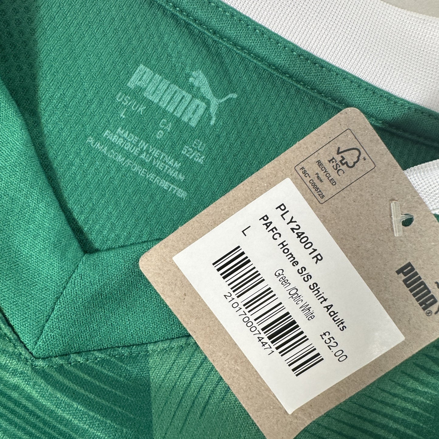 Plymouth Argyle 2024/2025 Home Football Shirt Large BNWT