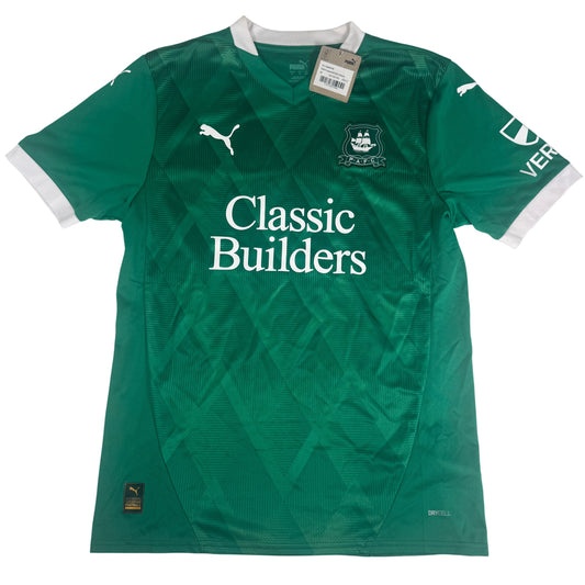 Plymouth Argyle 2024/2025 Home Football Shirt Medium BNWT