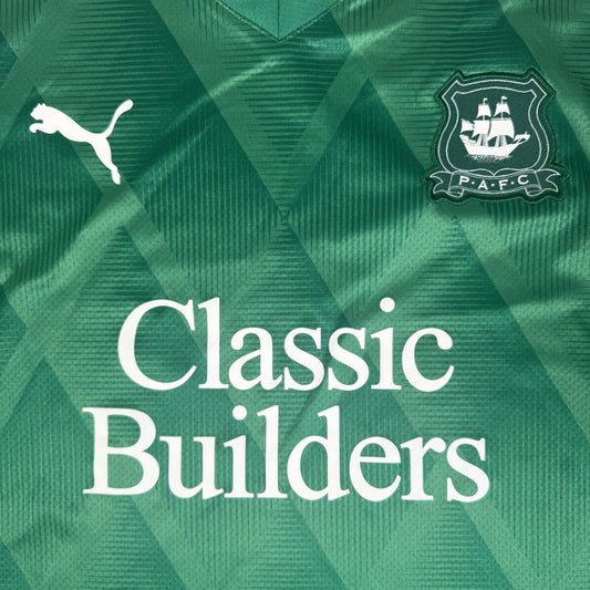 Plymouth Argyle 2024/2025 Home Football Shirt XXL