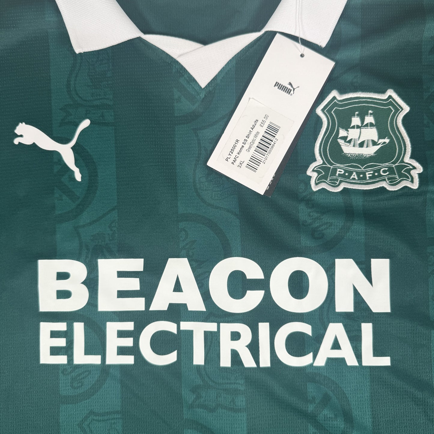 Plymouth Argyle 2025/2026 Home Football Shirt 3XL BNWT