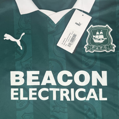 Plymouth Argyle 2025/2026 Home Football Shirt 3XL BNWT — front close-up