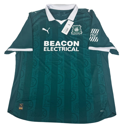 Plymouth Argyle 2025/2026 Home Football Shirt 3XL BNWT — full front view
