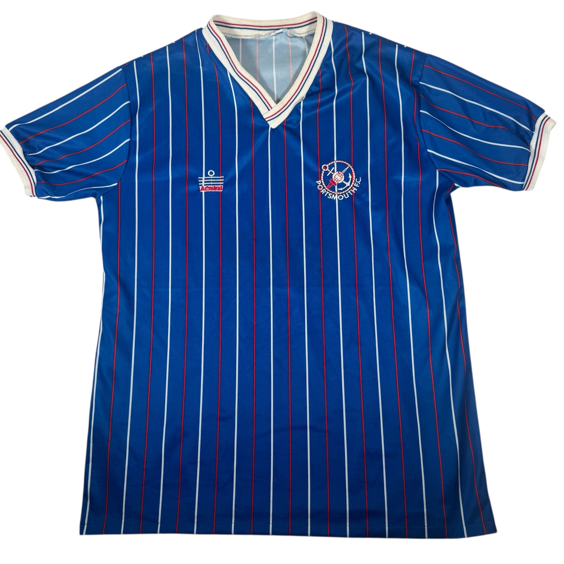 Portsmouth 1987/1988/1989 Home Football Shirt Large – Football Shirt Kingdom