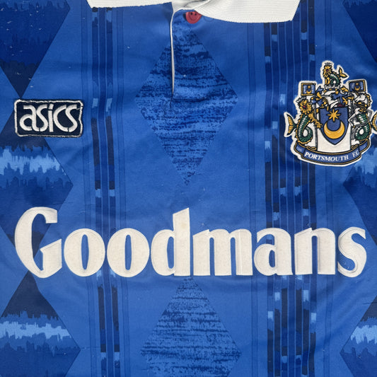 Portsmouth 1993/1994/1995 Home Football Shirt Medium