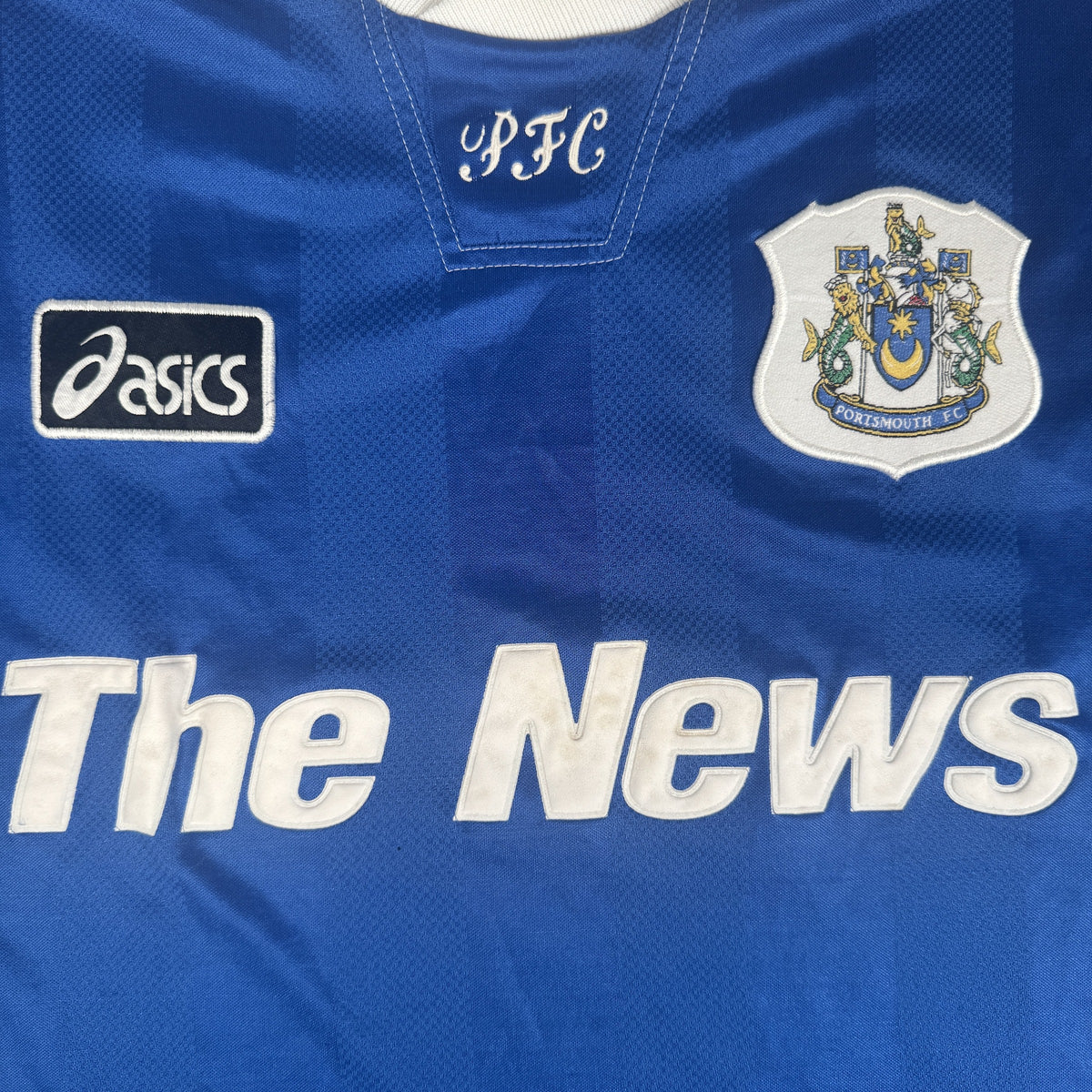 Portsmouth 1995/1996/1997 Home Football Shirt Large