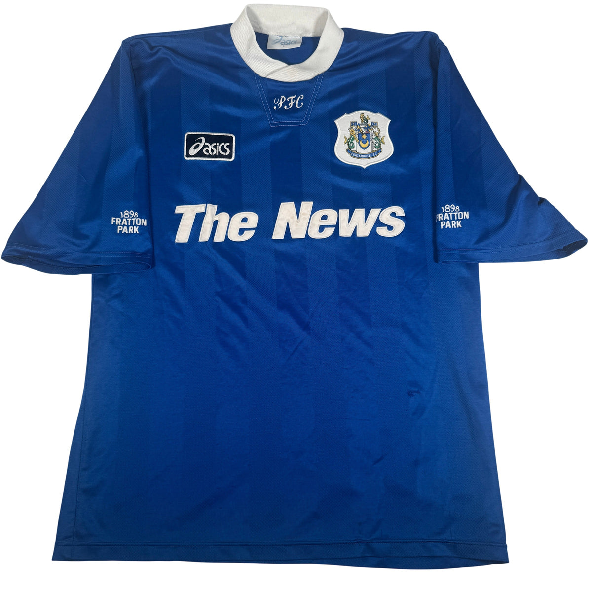 Portsmouth 1995/1996/1997 Home Football Shirt Large