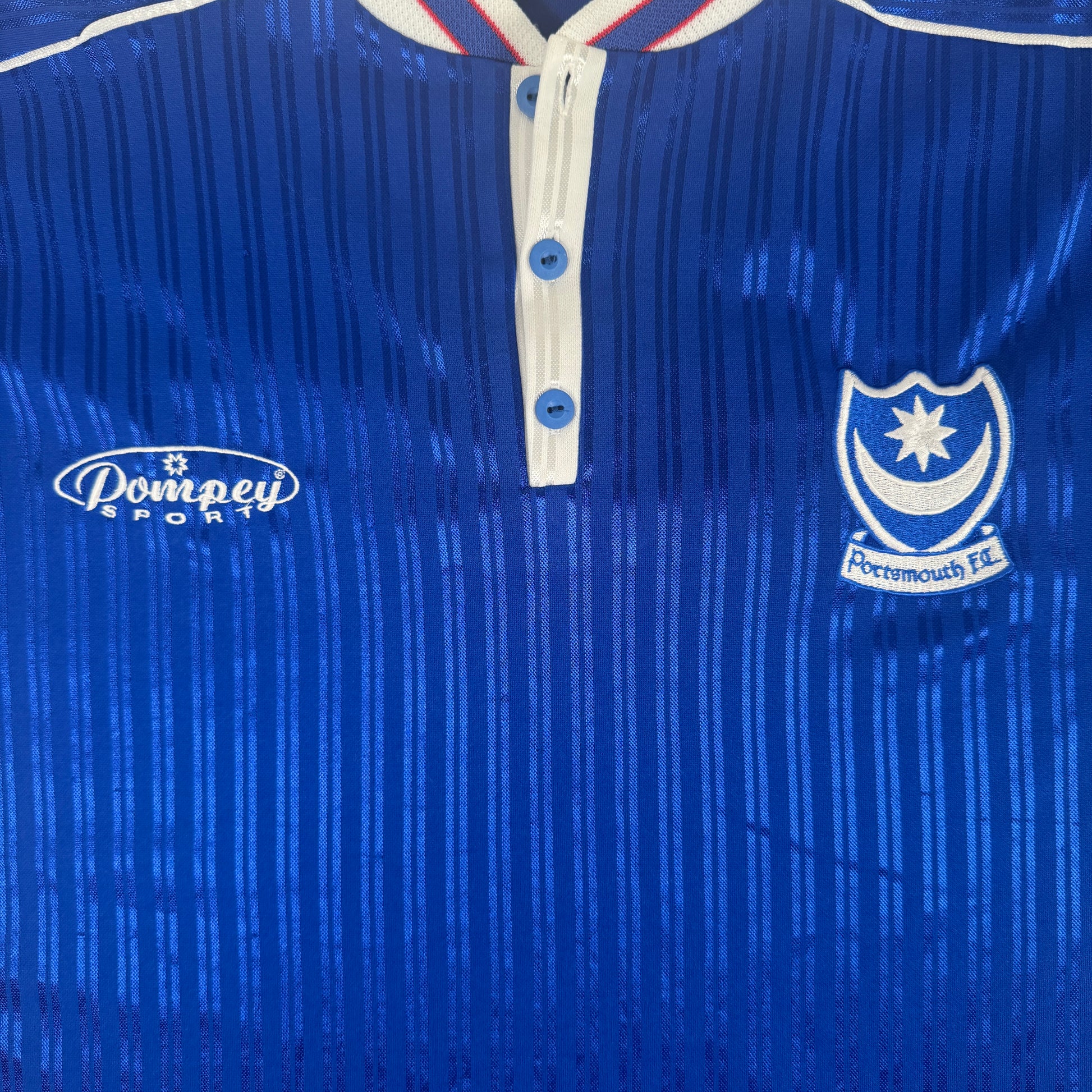 Portsmouth 1999/2000 Home Football Shirt Large – Football Shirt Kingdom