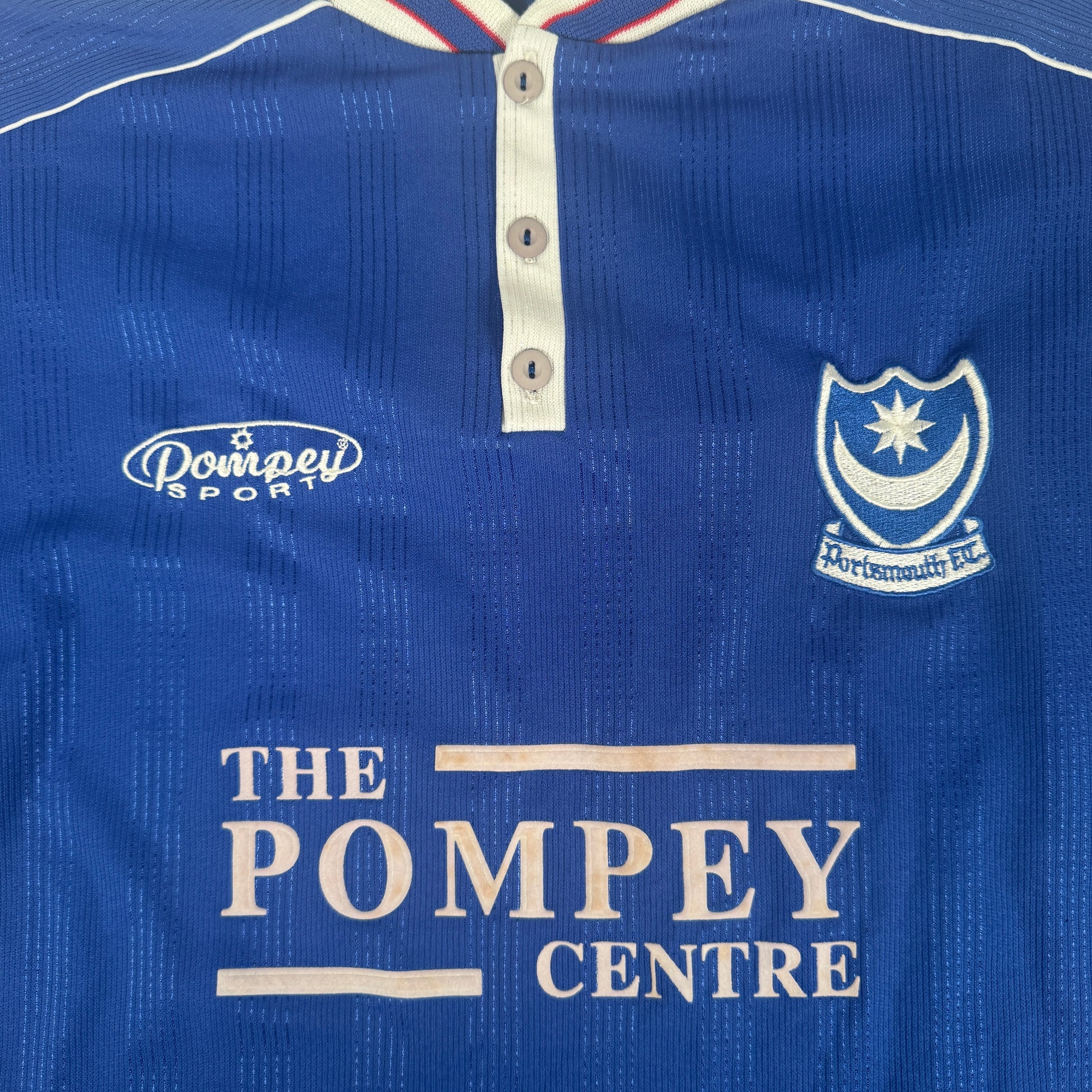 Portsmouth 1999/2000 Home Football Shirt Large – Football Shirt Kingdom