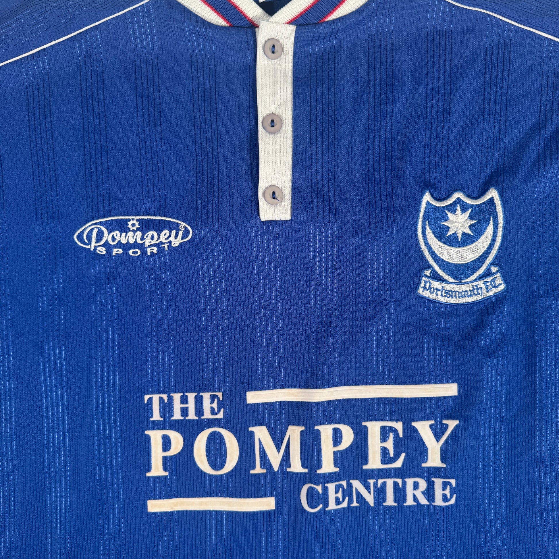 Portsmouth 1999/2000 Home Football Shirt Large – Football Shirt Kingdom