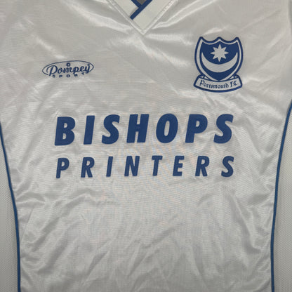 Portsmouth 2000/2001/2002 Away Football Shirt XL – Football Shirt Kingdom