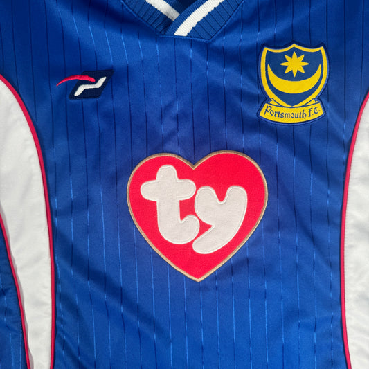 Portsmouth 2002/2003 In-House Home Football Shirt Large – Football Shirt Kingdom