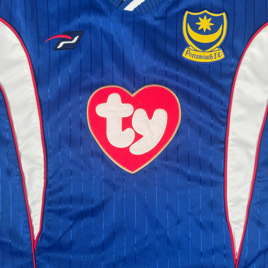 Portsmouth 2002/2003 Home Football Shirt Medium – Football Shirt Kingdom