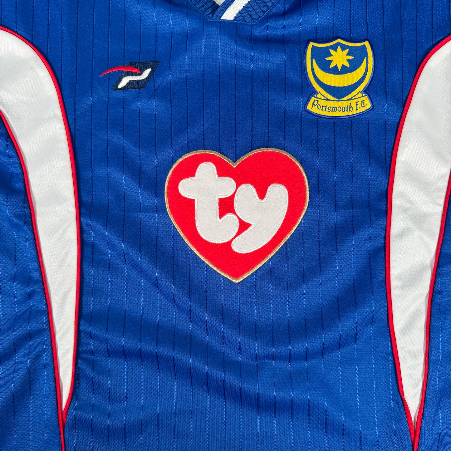 Portsmouth 2002/2003 Home Football Shirt XL – Football Shirt Kingdom
