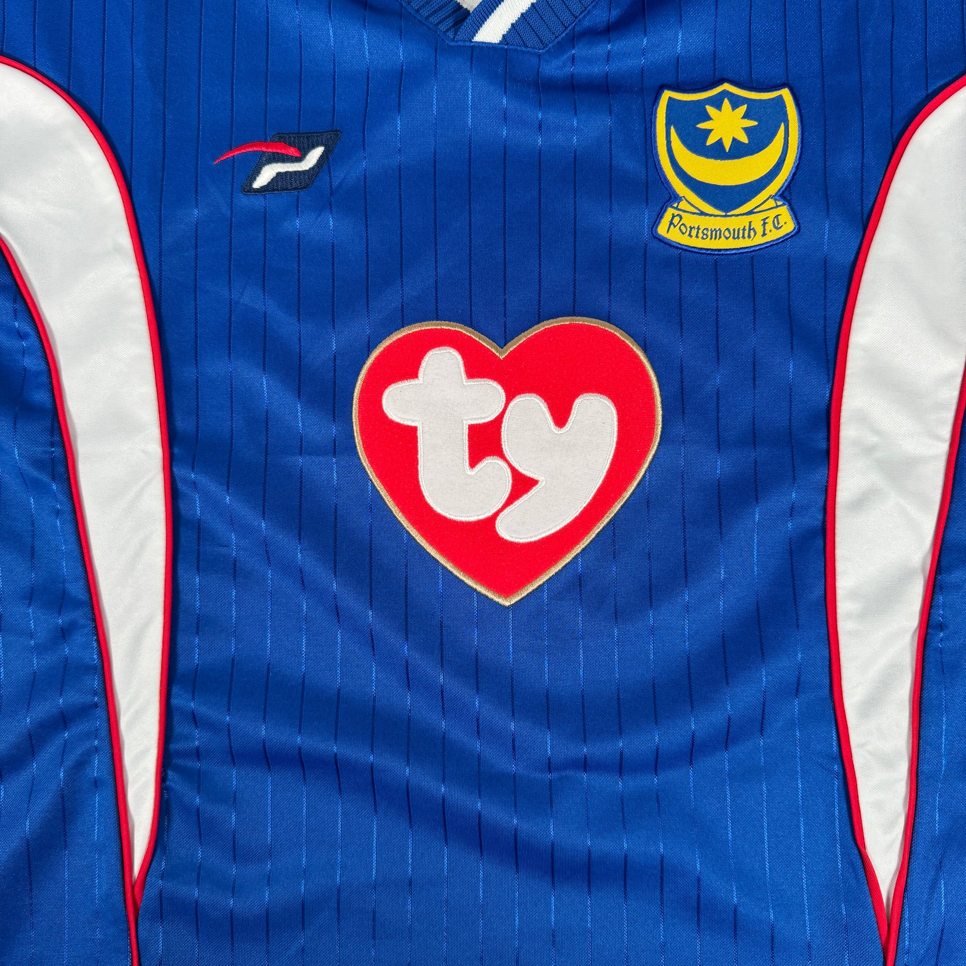 Portsmouth 2002/2003 Home Football Shirt XL – Football Shirt Kingdom