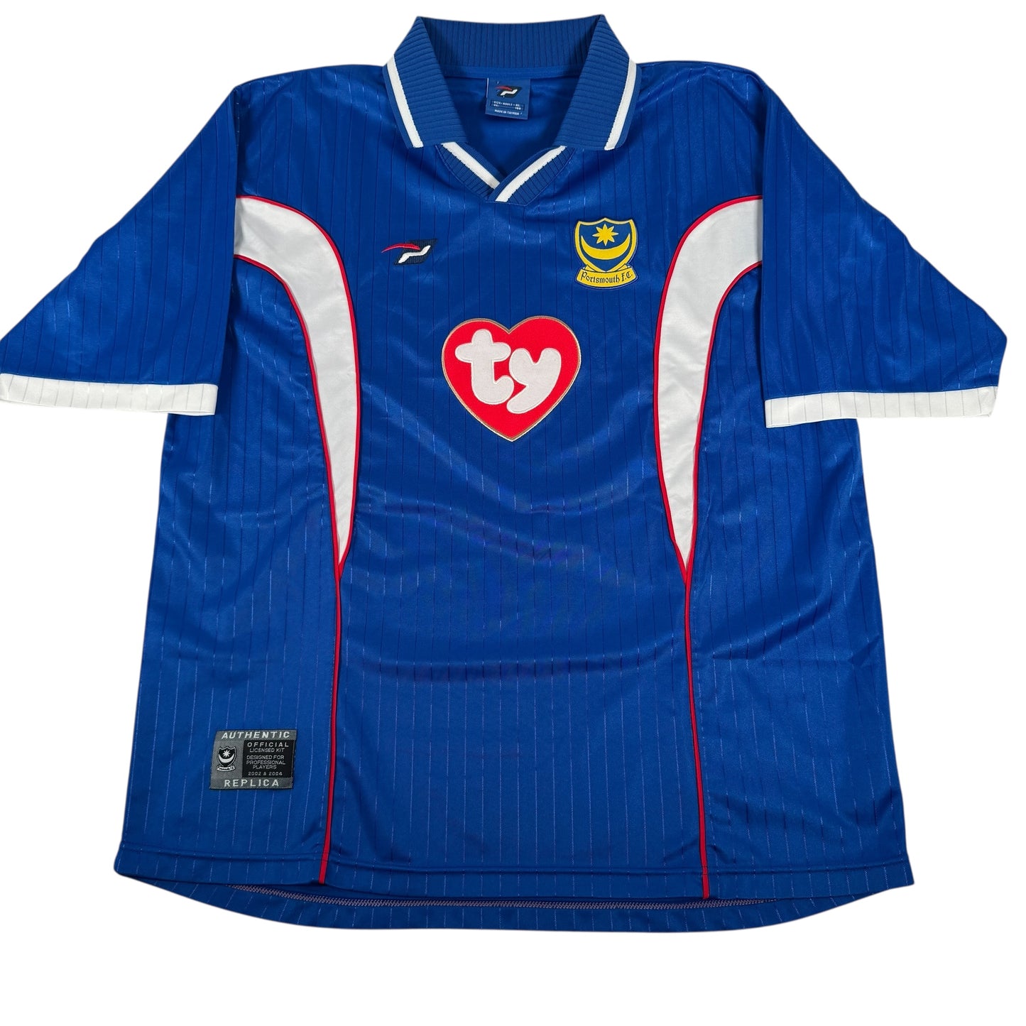Portsmouth 2002/2003 Home Football Shirt XL – Football Shirt Kingdom