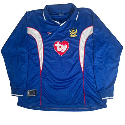 Front of Portsmouth 2002/2003 home football shirt, size XXL