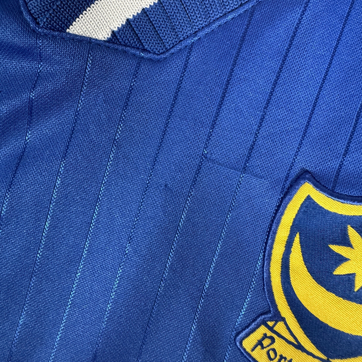 Portsmouth 2002/2003 home football shirt, size XXL