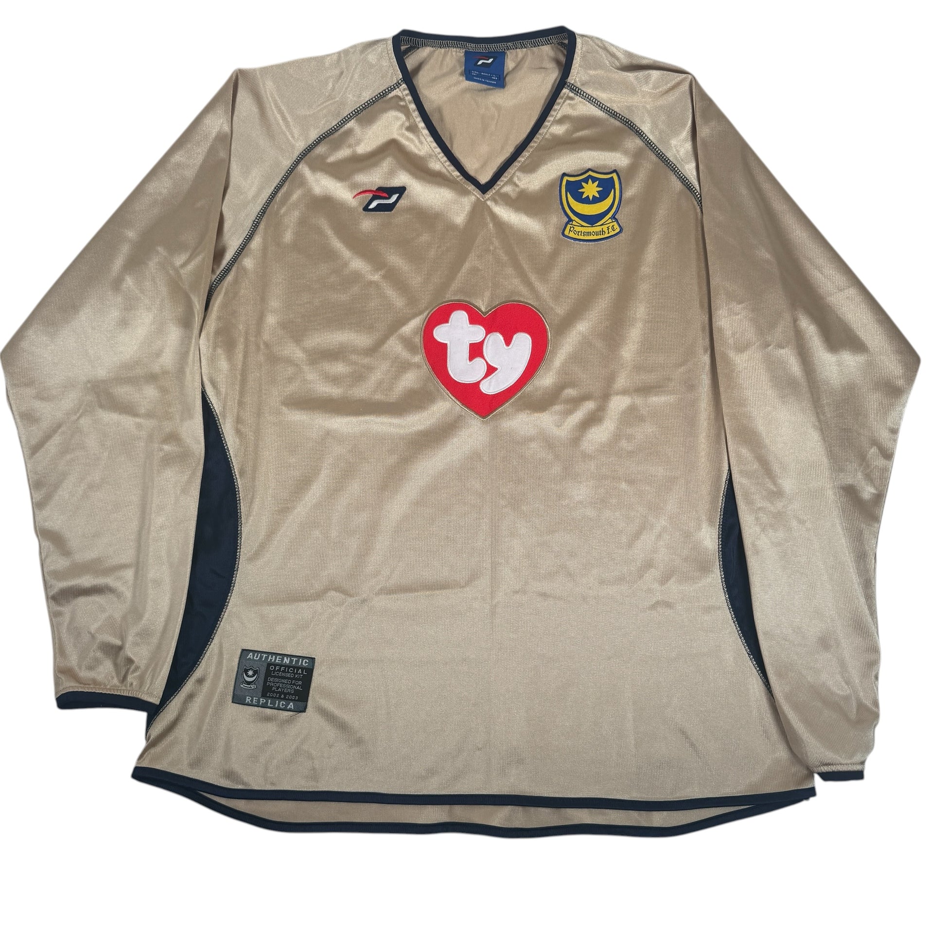 Portsmouth 2002/2003 Third Long Sleeve Football Shirt Large – Football Shirt Kingdom