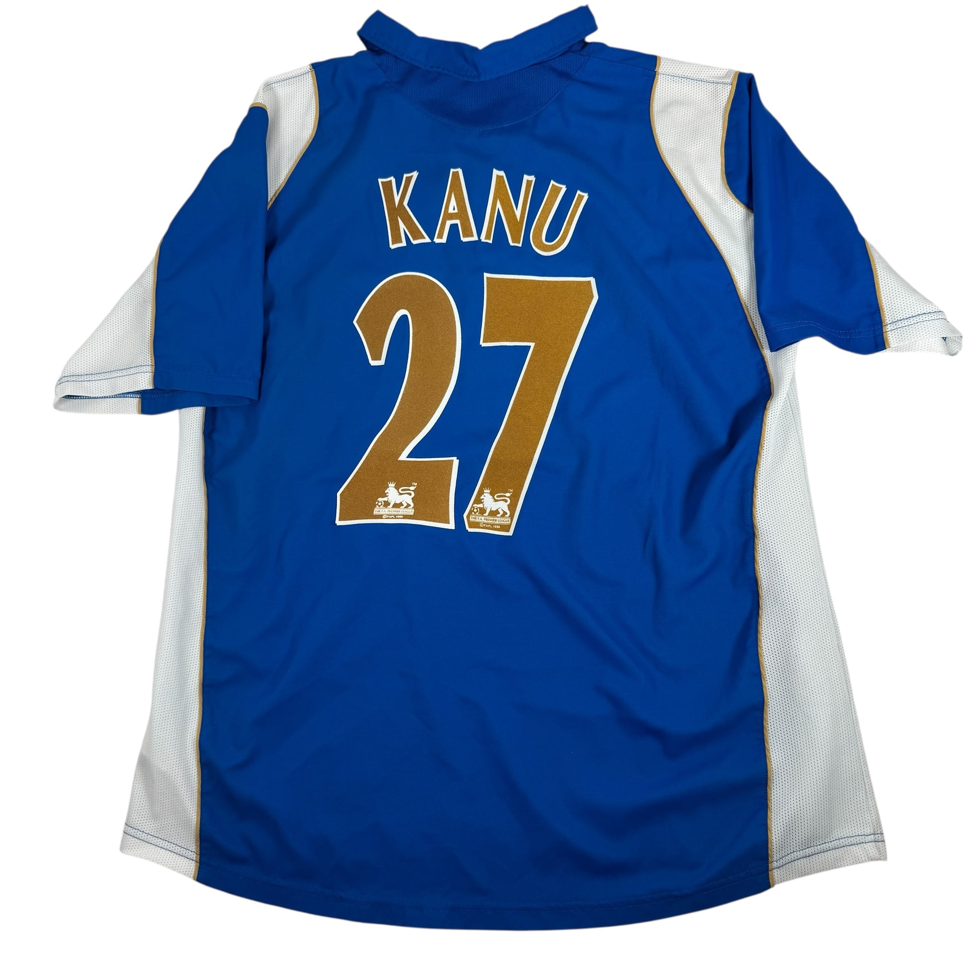 KANU 27 Portsmouth 2006/2007 Home Football Shirt XL – Football Shirt Kingdom