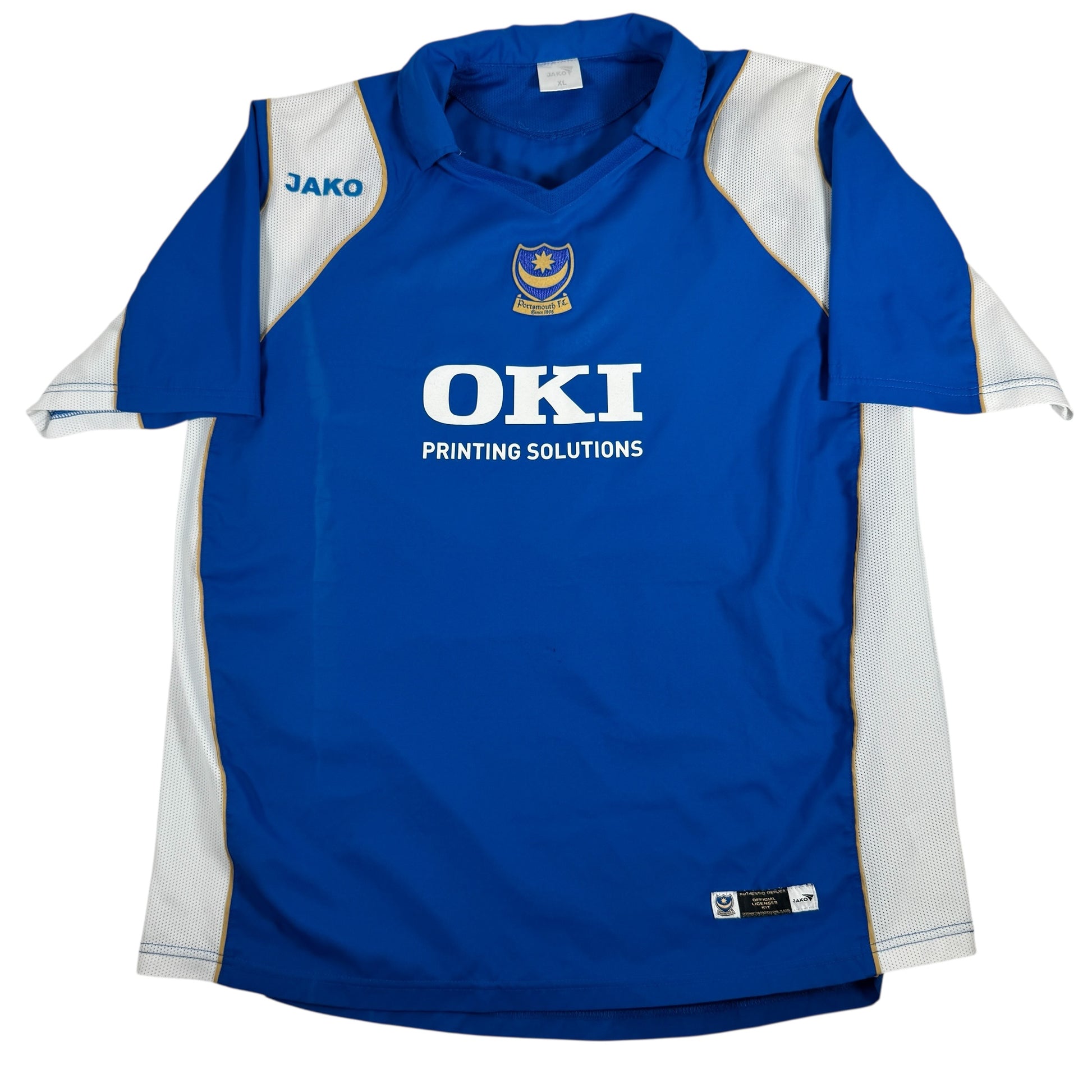 KANU 27 Portsmouth 2006/2007 Home Football Shirt XL – Football Shirt Kingdom