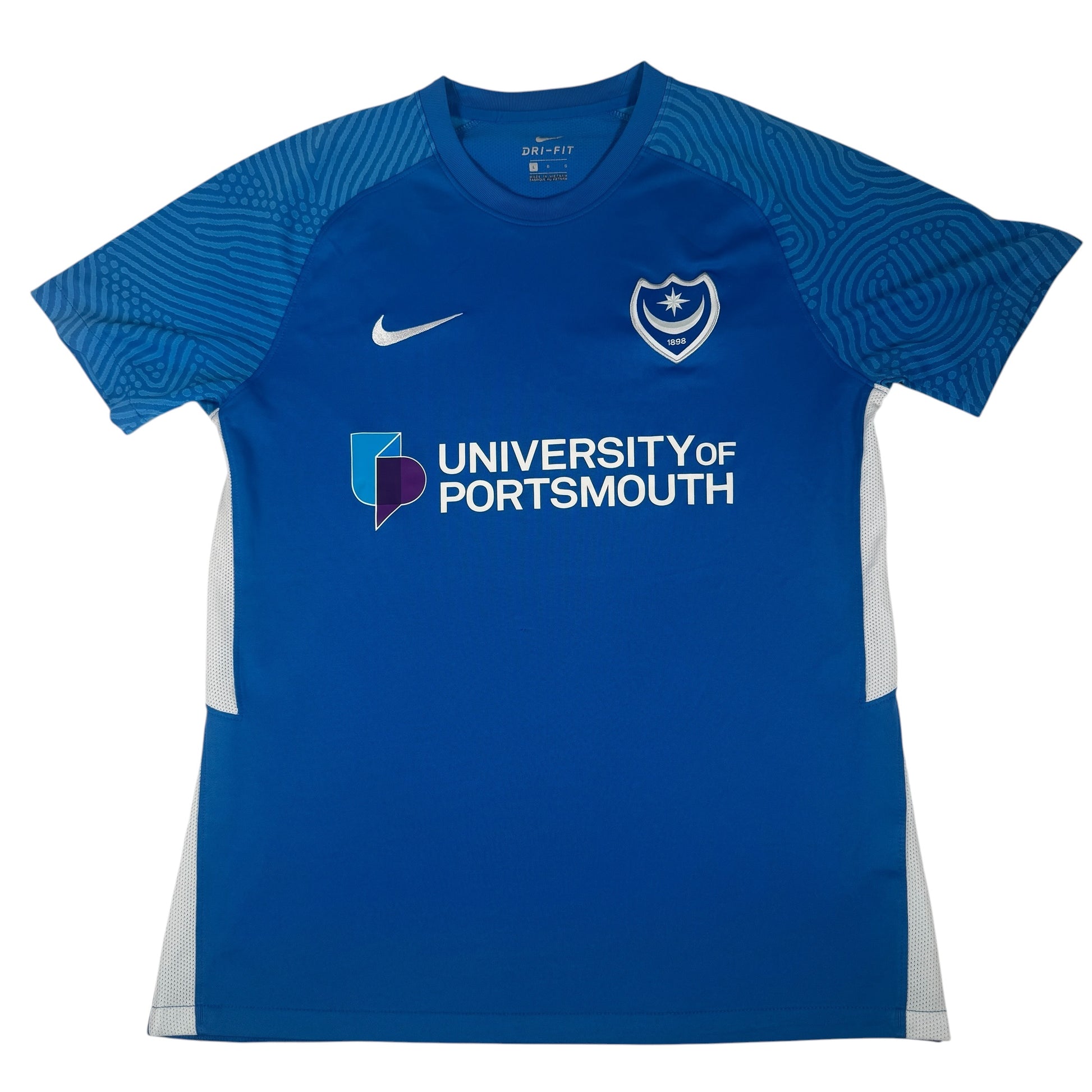 Portsmouth 2021/2022 Home Football Shirt Large – Football Shirt Kingdom