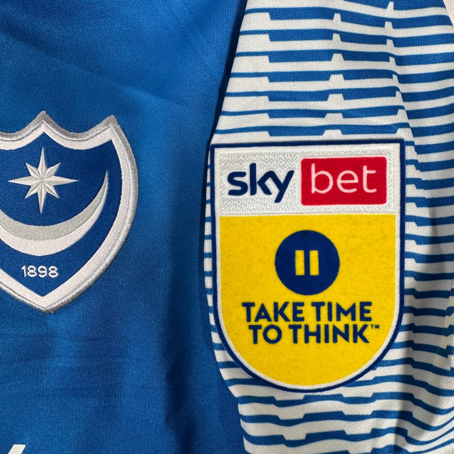 Portsmouth 2022/2023 Home Football Shirt XXL 2XL – Football Shirt Kingdom