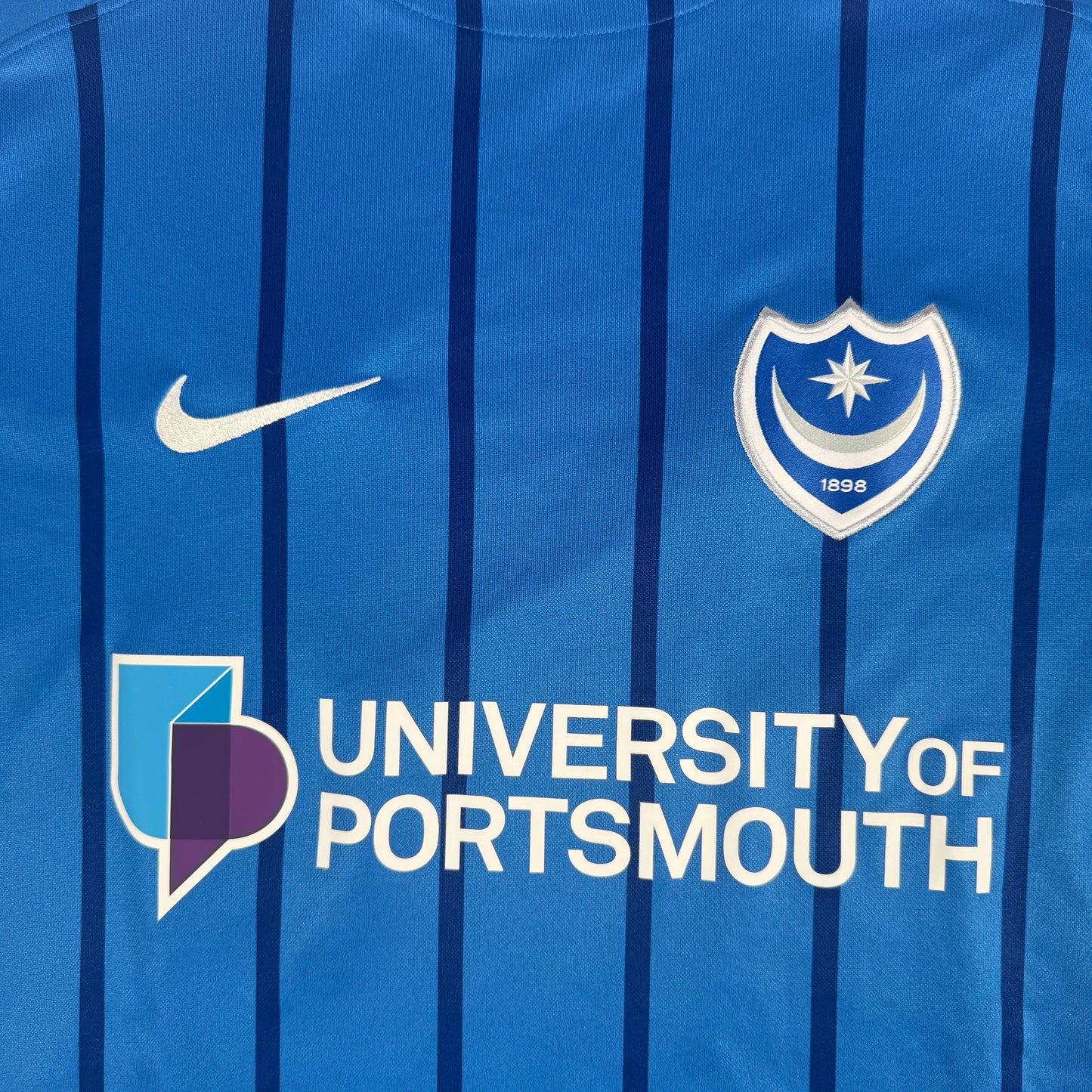 Portsmouth 2024/2025 Home Football Shirt Large – Football Shirt Kingdom