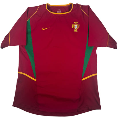 Portugal 2002/2003/2004 Home Football Shirt Large — full front view