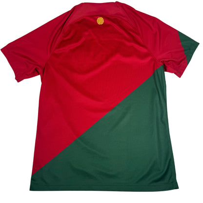 Portugal 2022/2023 Home Football Shirt Large — full back view